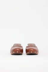 Chloé Leather Judith Clog Mule