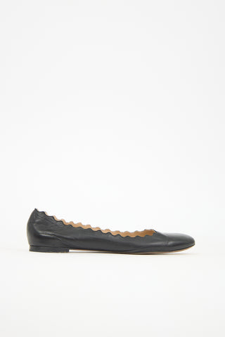 Chloé Leather Lauren Flat