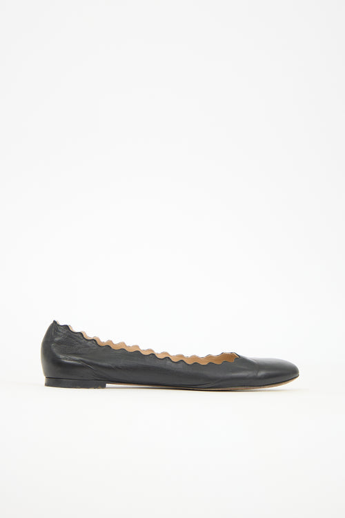 Chloé Leather Lauren Flat