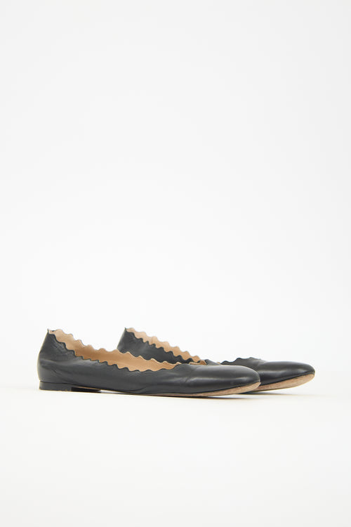 Chloé Leather Lauren Flat
