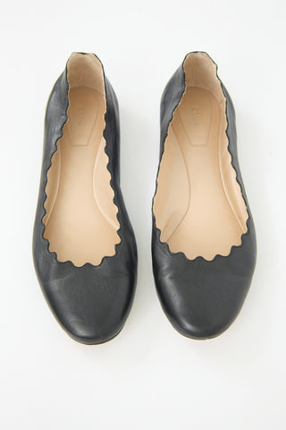 Chloé Leather Lauren Flat