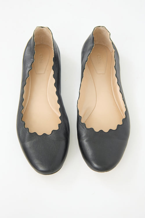 Chloé Leather Lauren Flat