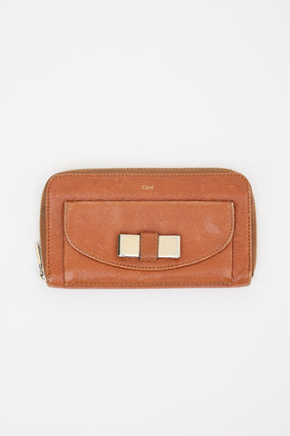 Chloé Leather Lily Continental Wallet