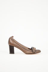 Chloé Leather Loafer Pump
