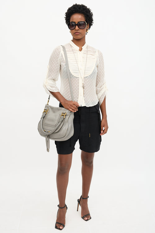 Chloé Leather Marcie Double Carry Bag