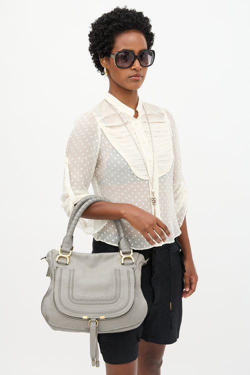 Chloé Leather Marcie Double Carry Bag