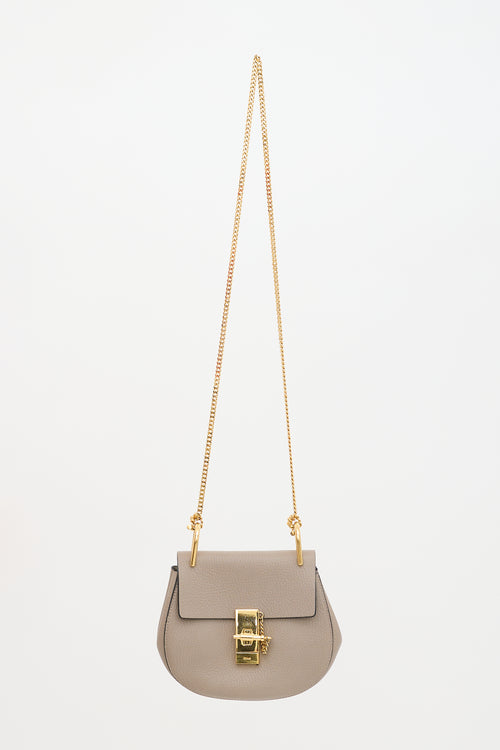Chloé Leather Mini Drew Bag