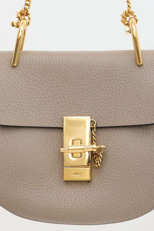 Chloé Leather Mini Drew Bag