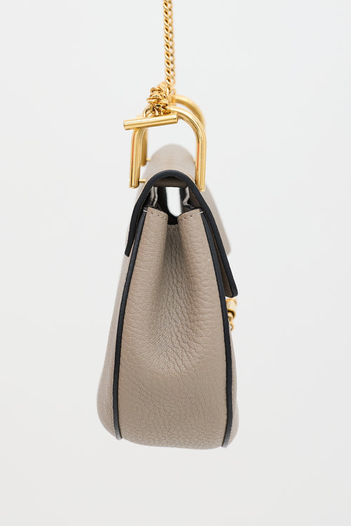 Chloé Leather Mini Drew Bag