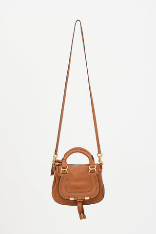 Chloé Leather Mini Marcie Double Bag