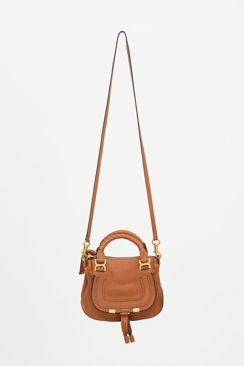 Chloé Leather Mini Marcie Double Bag