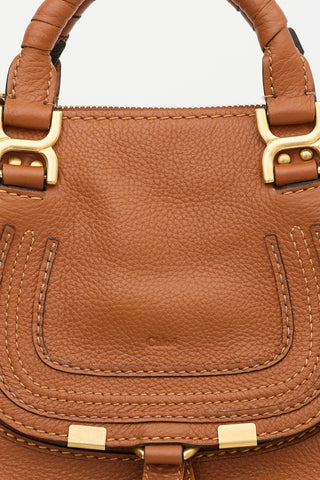 Chloé Leather Mini Marcie Double Bag