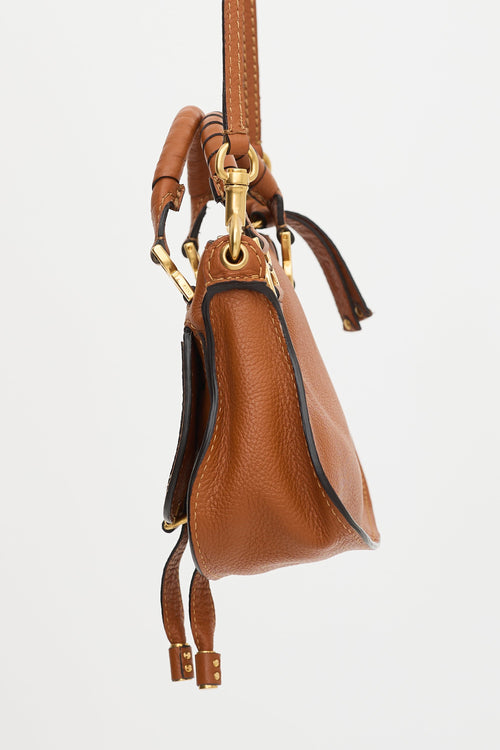 Chloé Leather Mini Marcie Double Bag