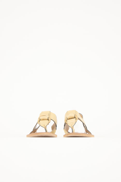 Chloé Leather Slingback Sandal