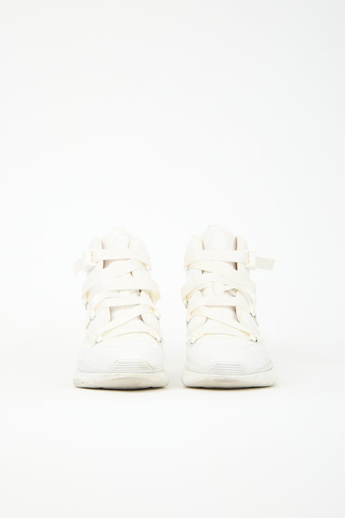 Chloé Leather Sonnie High Top Sneaker