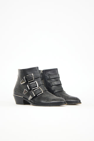 Chloé Leather Studded Susanna Boot