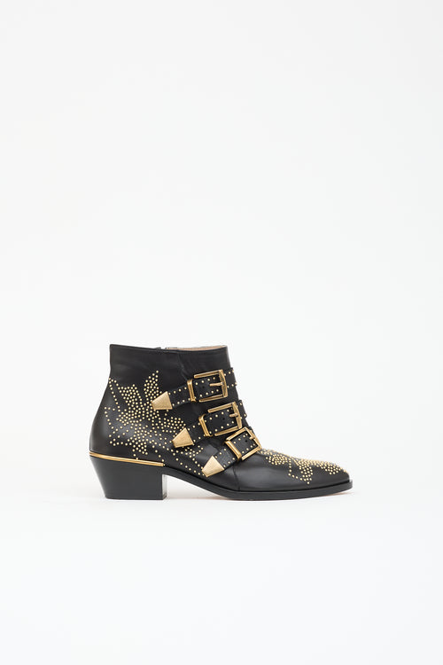 Chloé Leather Studded Susanna Boot