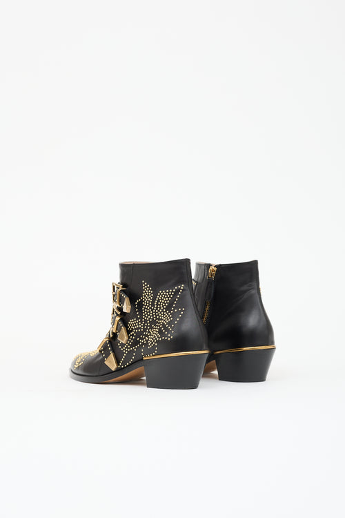 Chloé Leather Studded Susanna Boot