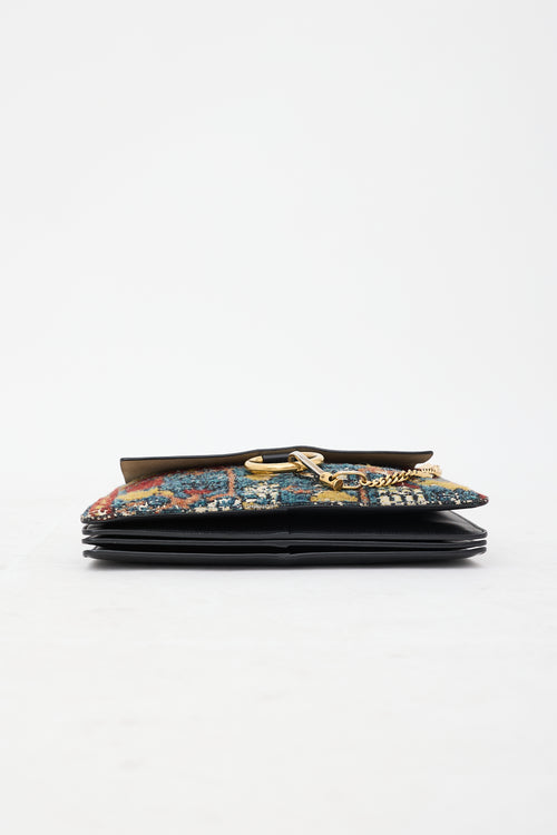Chloé Leather Tapestry Faye Bag