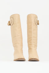 Chloé Leather Buckle Boot