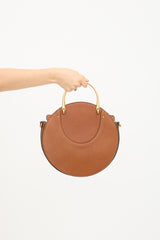 Chloé Leather & Raffia Pixie Crossbody Bag