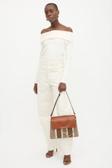Chloé Leather & Shearling Medium Faye Bag