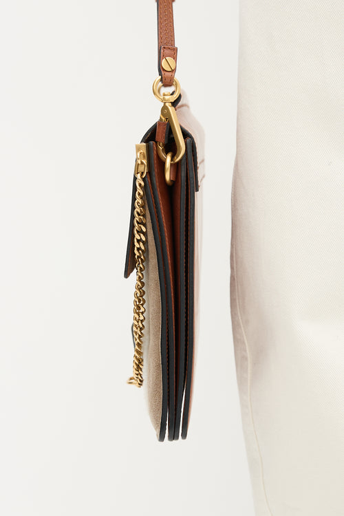 Chloé Leather & Shearling Medium Faye Bag