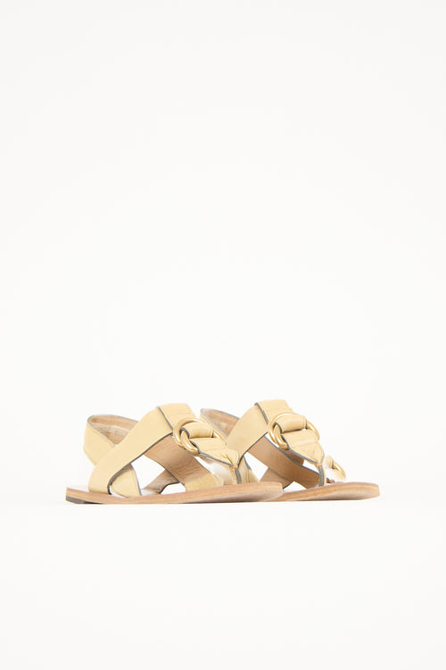 Chloé Leather Slingback Sandal