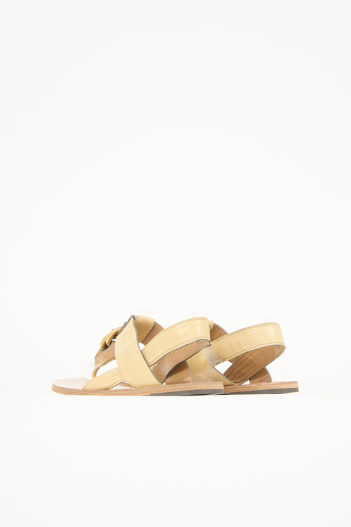 Chloé Leather Slingback Sandal