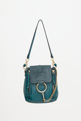 Chloé Leather & Suede Mini Faye Backpack