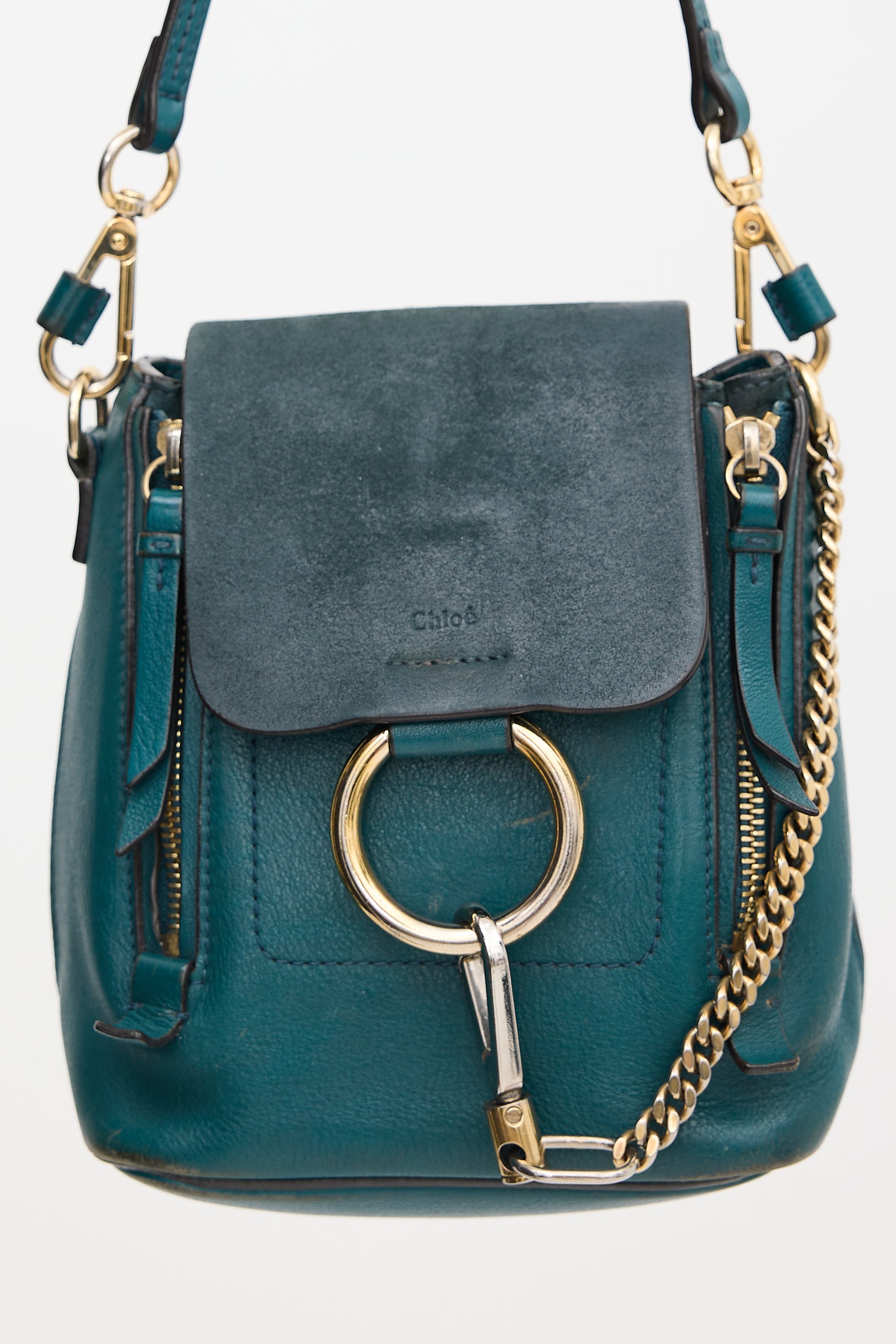 Chloé // Leather & Suede Mini Faye Backpack – VSP Consignment