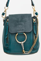 Chloé Leather & Suede Mini Faye Backpack