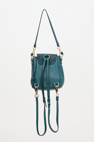 Chloé Leather & Suede Mini Faye Backpack