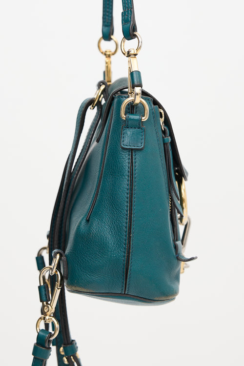 Chloé Leather & Suede Mini Faye Backpack