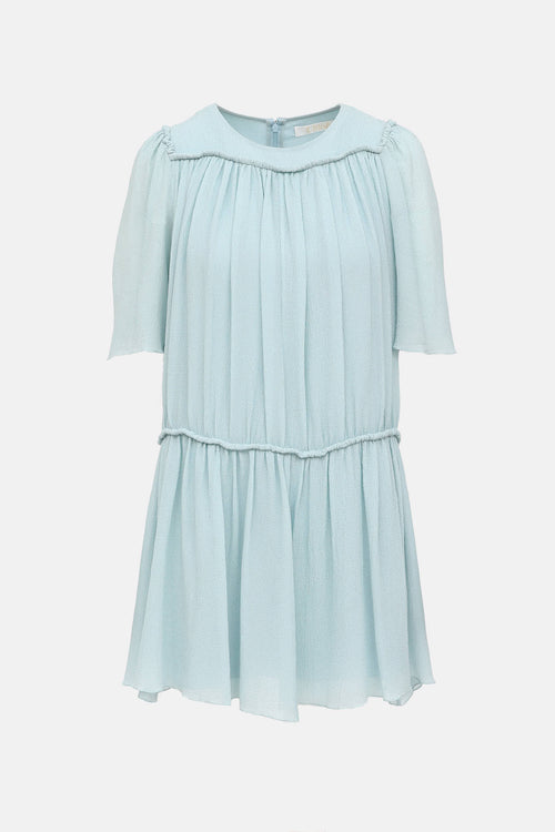 Chloé Silk Pleated Dress