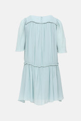 Chloé Silk Pleated Dress