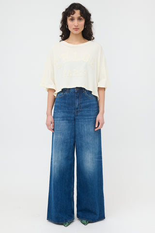 Chloé Logo Cropped T-Shirt