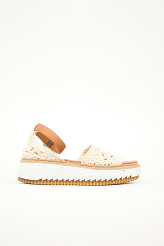 Chloé Macrame Luccia Sandal
