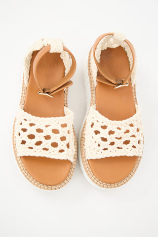 Chloé Macrame Luccia Sandal