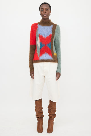 Chloé Mohair Intarsia Sweater
