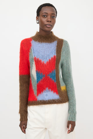Chloé Mohair Intarsia Sweater