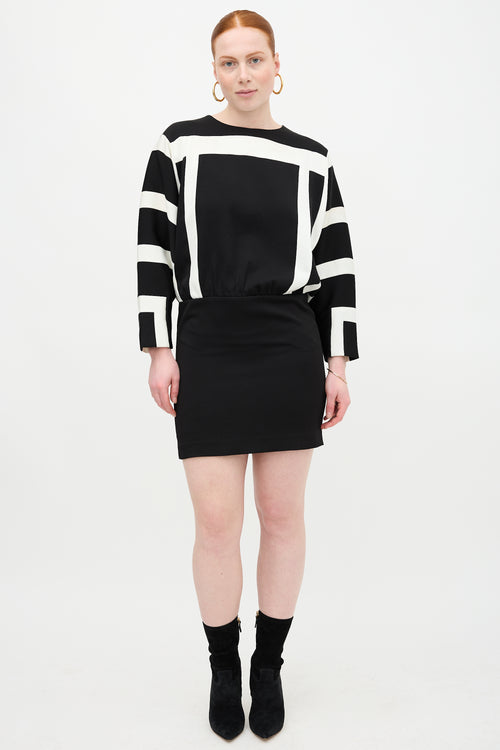 Chloé Monochrome Shift Dress