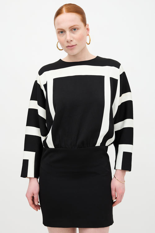 Chloé Monochrome Shift Dress