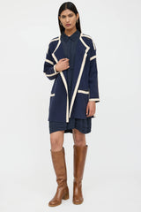 Chloé Asymmetrical Metallic Knit Jacket