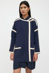 Chloé Asymmetrical Metallic Knit Jacket