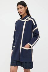Chloé Asymmetrical Metallic Knit Jacket