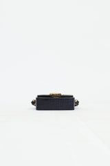 Chloé Embossed Leather Mini C Bag
