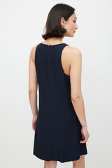 Chloé Navy Floral Lace Dress