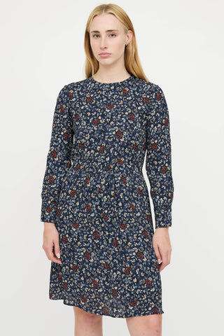 Chloé Patterned Pleated Dress
