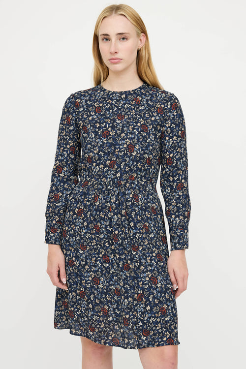 Chloé Patterned Pleated Dress